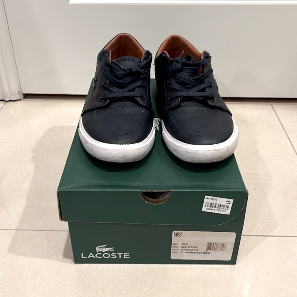 Lacoste Mens Navy Sneakers